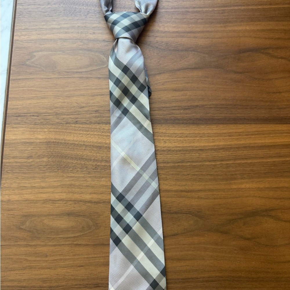 Burberry Plaid Tie